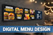 do tv menu ,digital menu board ,menu board, restaurant menu, digital menu,