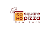 design soho square pizza logo