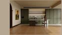 3d bedroom, bathroom, kitchen interior design, 3d model, and rendering