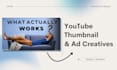 design ad creatives and youtube thumbnail