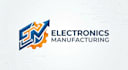 design a modern and professional electronics manufacturing logo