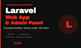 build custom laravel web app, admin panel or rest API