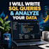 write sql queries and perform data analysis