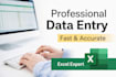 do excel data entry and pivot tables
