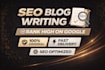write SEO friendly blog posts and articles