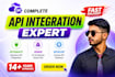 fix or develop rest API, custom API integration