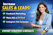 setup and manage facebook meta ads and fb pixel tracking