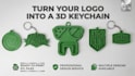 create custom logo keychain designs for 3d printing