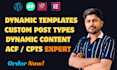 build dynamic wordpress sites with acf custom fields