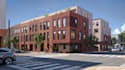 develop 3d residential urban space,brick housing layout,gated township rendering