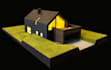 create 3d diorama, custom miniature scale model, isometric view,blender, cad,cgi