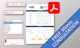 create a professional fillable PDF form