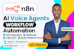 build n8n ai calling agents, retell ai voice agent chatbot automation using vapi