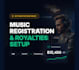 do music registration, publish admin, bmi ascap setup