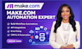 make com automation click up dashboard, click up automation, made com