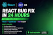 react bugs, build frontend features, and integrate apis