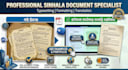 do expert sinhala typesetting and formatting