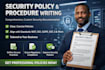 write you information security policies and procedures