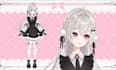 design 2d v tuber model, anime art, live2d ringing for streaming
