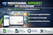 create, fix custom appsheet apps from excel and google sheets, mobile web