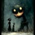 draw dark art and monsters