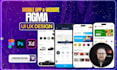 design modern website and mobile app UI UX in figma with clickable prototype
