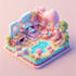 design 2d flat and 3d isometric map