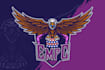 design a professional eagle mascot logo with high quality