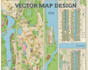 design custom illustrated maps, city maps and professional location map design