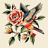 create amazing traditional or old school tattoo style design