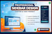 design interactive dynamic navigation sidebar