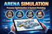 industrial simulation using arena