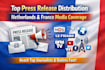 do netherlands and france top press release distribution