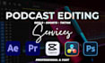 professionally edit your video podcast and create social media clips