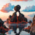 create stylized environment illustration background art