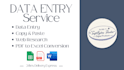 do accurate data entry, web research, copy paste, and excel data entry