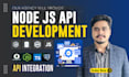 do rest api development and integration using node js