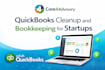 do quickbooks cleanup and bookkeeping for startups