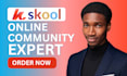 setup skool online course community kajabi online course community skool setup