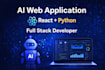 build an ai powered web application using react and python