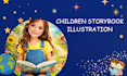 create children story books illustrations and cover