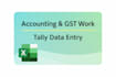 do tally data entry, bookkeeping and gst work accurately