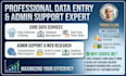 do professional data entry and copy paste tasks