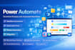 build power apps, automate workflows, power bi dashboards