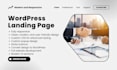 design a high converting wordpress landing page and modern wordpress website