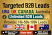do targeted b2b lead generation using apollo any industry