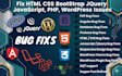 debug and fix your website errors
