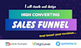 design clickfunnels sales funnel, ghl funnel, clickfunnels landing page, website