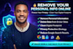remove personal info from internet and protect your privacy
