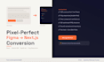 convert your figma design to a pixel perfect nextjs and tailwind CSS website